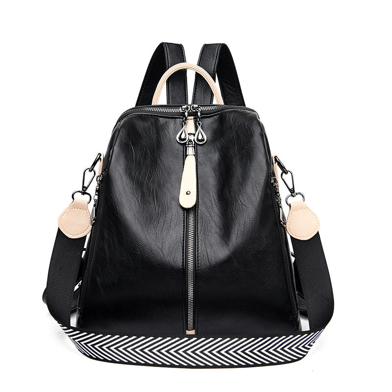 MANOSS-Sac à Dos en Cuir Souple