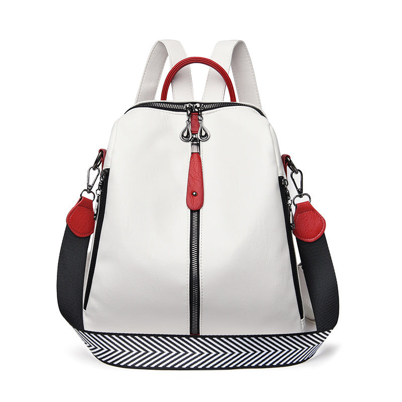 MANOSS-Sac à Dos en Cuir Souple