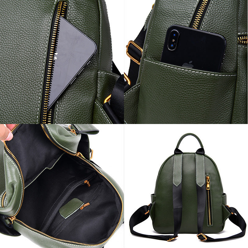 YAJODE-Sac à dos en cuir élégant