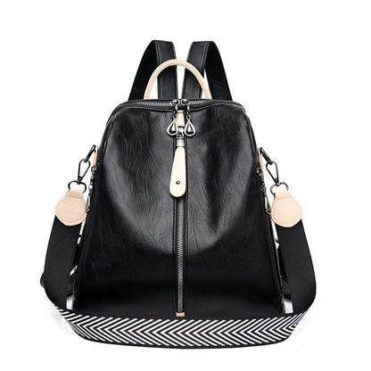 MANOSS-Sac à Dos en Cuir Souple