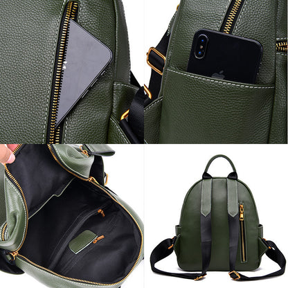 YAJODE-Sac à dos en cuir élégant